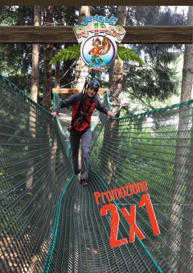 Jungle Raider Park parco avventura