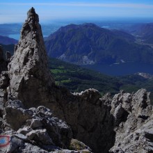 Splendita vista da sentiero a Margno