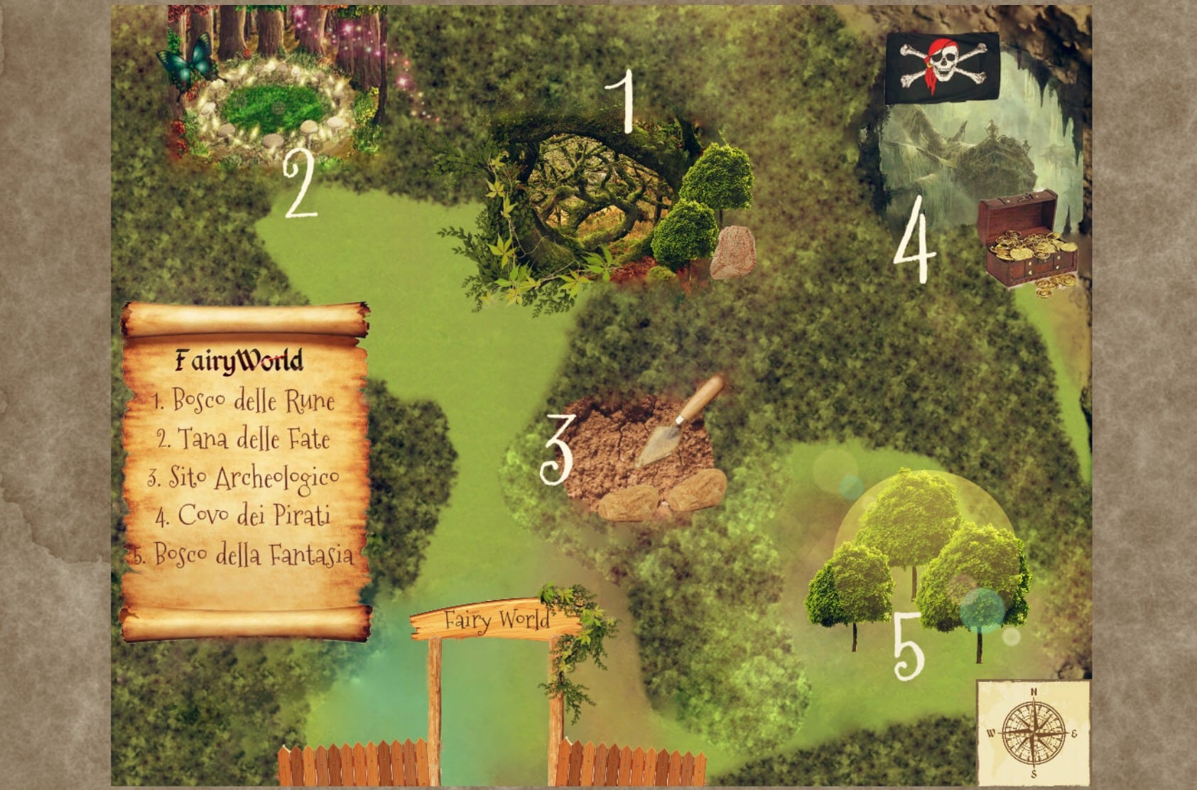 Mappa FairyWorld