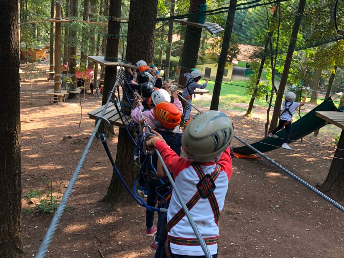 Percorsi per bambini al parco divertimenti in Lombardia