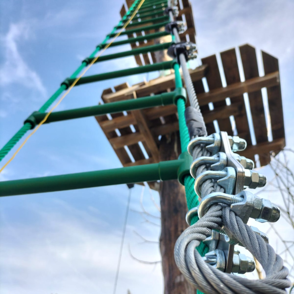 costruzione parco avventura roma