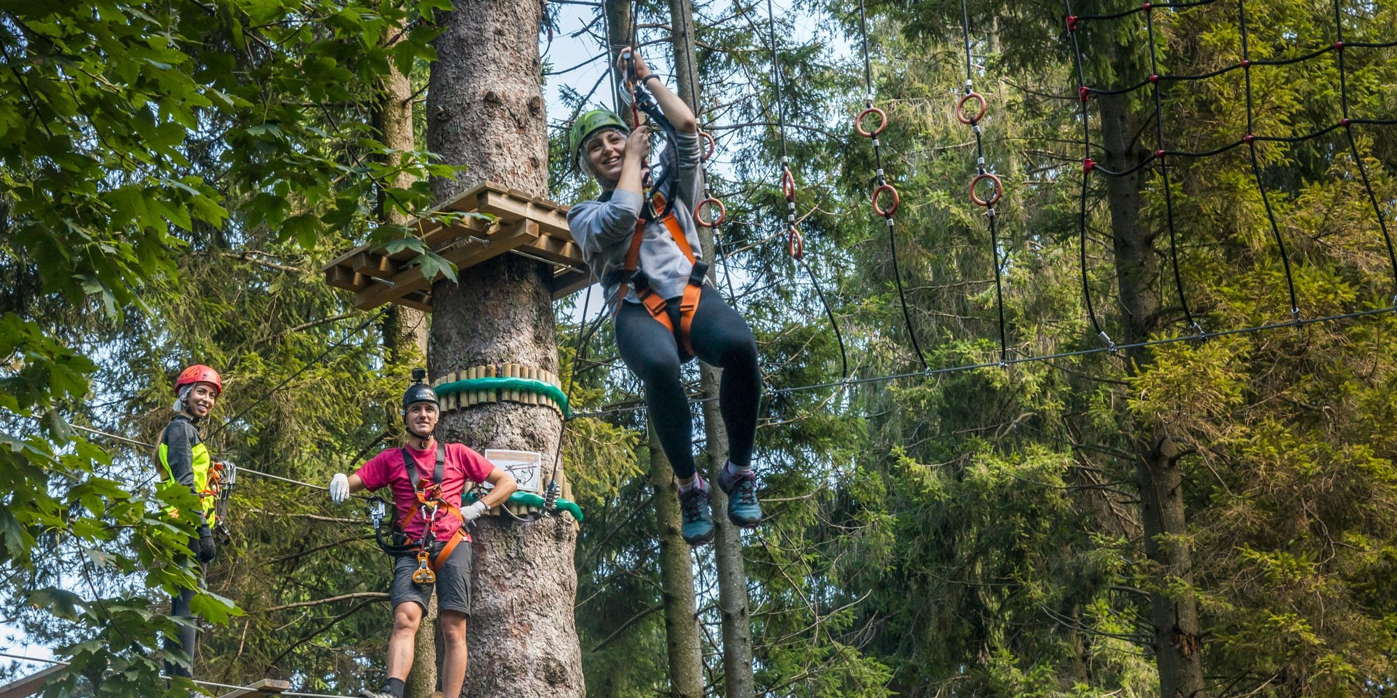Emozionanti percorsi avventura al Jungle Raider Park di Civenna